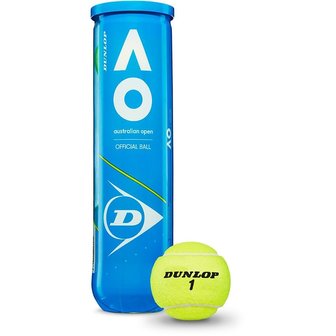 Tennisballen Dunlop Australian Open 4-tin - 601356