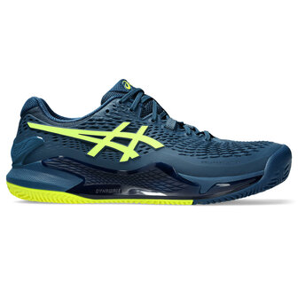 Asics Gel Resolution 9 Clay MAKO BLUE/SAFETY YELLOW