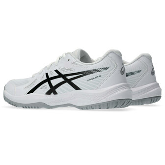 Asics Upcourt 6 Indoorschoenen Kids Wit/Zwart