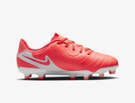 Nike Tiempo Legend Jr 10 Academy jr FG/MG - DV4348-800 - Hot Lava/White