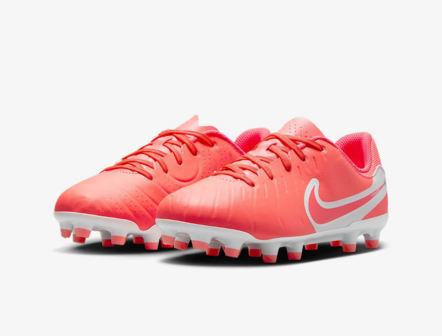 Nike Tiempo Legend Jr 10 Academy jr FG/MG - DV4348-800 - Hot Lava/White