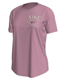 NIKE WOMENS NSW CLUB SS T-SHIRT - IB2447-619 -ELEMENTAL PINK