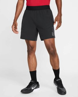 Nike Court Advantage Men&#039;s Dri-Fit Short - FZ6913-010 - Zwart