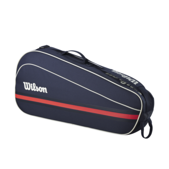 WILSON 3PK TEAM RACKET BAG NAVY - WR8039801001