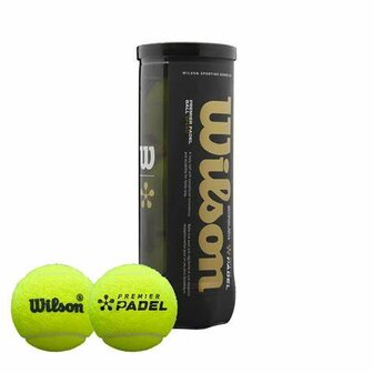 Wilson PADEL PREMIER 3 BALL CAN BI PACK Yellow - WR8909601001