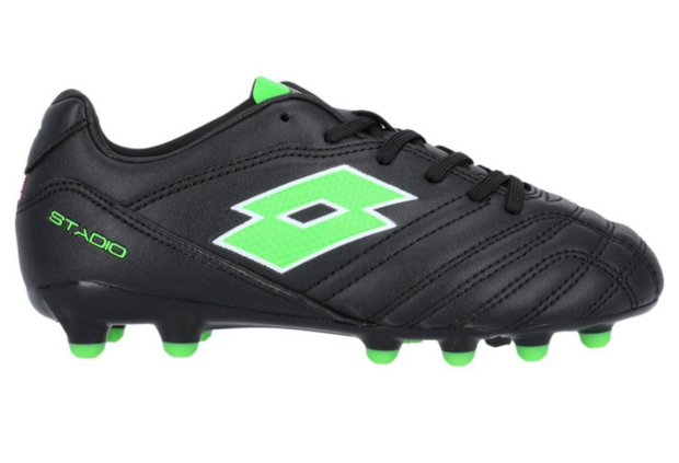 Lotto Stadio 705 FG JR Black-Spring Green