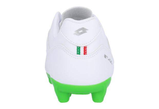 Lotto Stadio 705 FG JR White/Spring Green 