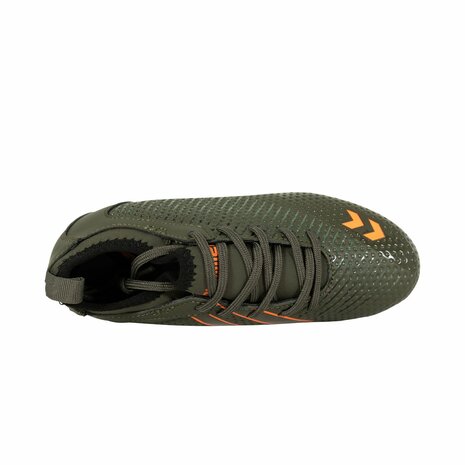 Hummel Zoom JR FG/AG  Army Green/ Neon Orange