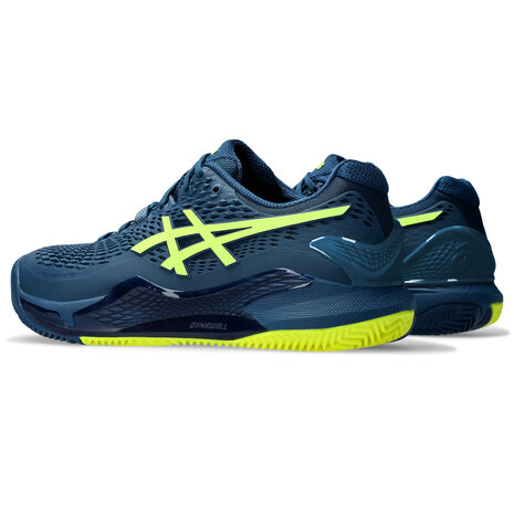 Asics Gel Resolution 9 Clay MAKO BLUE/SAFETY YELLOW