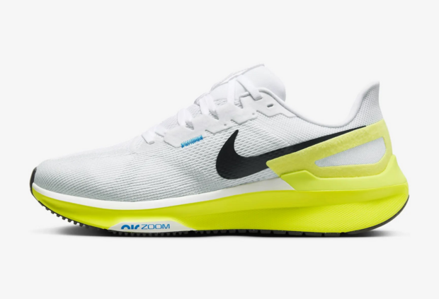 Nike AIR ZOOM STRUCTURE 25 MEN - White/Black