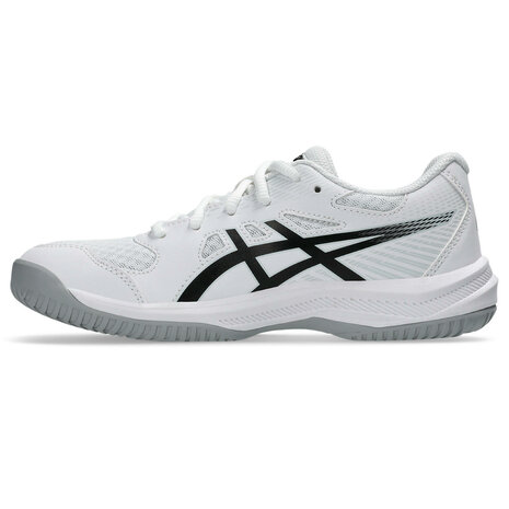 Asics Upcourt 6 Indoorschoenen Kids Wit/Zwart