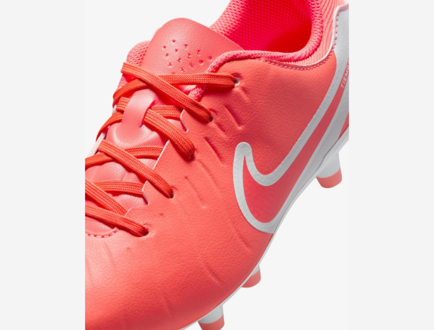 Nike Tiempo Legend Jr 10 Academy jr FG/MG - DV4348-800 - Hot Lava/White