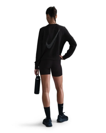 NIKE One Women's Dri-FIT Mid-RY Sweater - IB1450-010 - Zwart