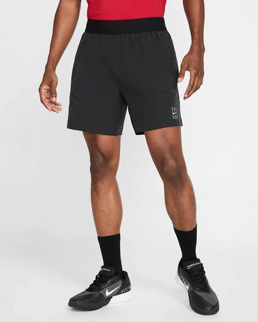 Nike Court Advantage Men's Dri-Fit Short - FZ6913-010 - Zwart