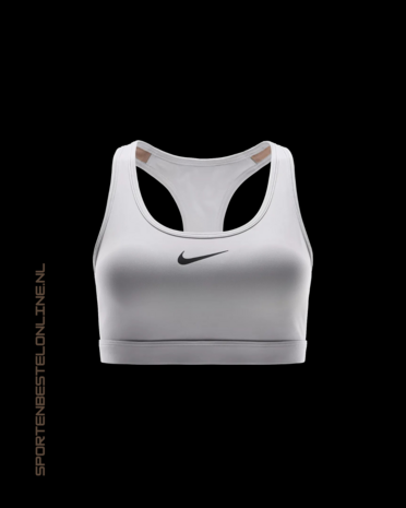 NIKE DRI-FIT SWOOSH WOMEN'S BRA - DX6821-100 - WIT